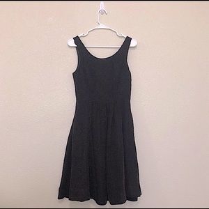 Black w/ pink dots retro-style party dress